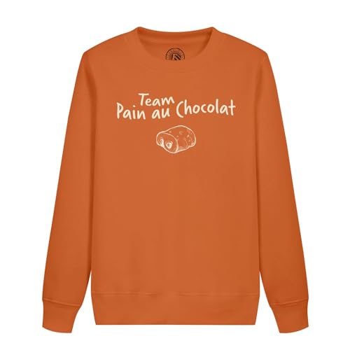 Sweatshirt enfant Team Pain au Chocolat en coton pour fille et garçon