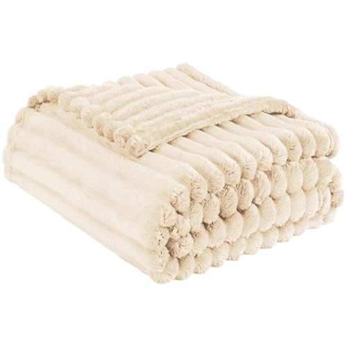 Soft Velvet Blanket for Couch and Bed with Adjustable Drawstring