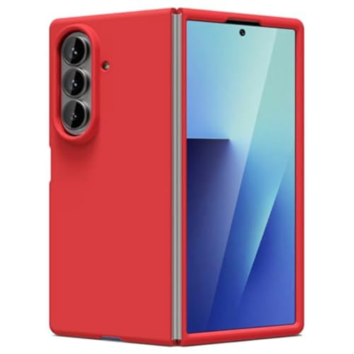 Étui silicone liquide Samsung Z Fold 7 coque Galaxy Z Fold3 rouge