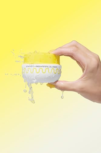 Image of COMMONLABS Vitamin C Brightening Gel Cream (50g) - Lightweight Daily Face Moisturizer with Pure Vitamin C & 6-Layer Hyaluronic Acid - Dark Spot Correction & Skin Barrier Repair - Refreshing K-Beauty Water Cream