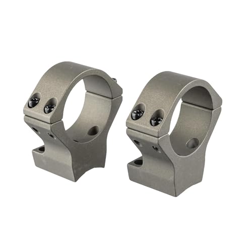 Talley X-Bolt Scope Mounts - SB740735 30mm Tube Diameter Medium Smoked Bronze Mounting Rings - F .540