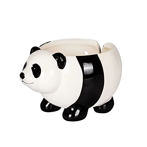 TIAVNTD Keramik-Garnschale, Panda-Strickwolle für Strick- und...