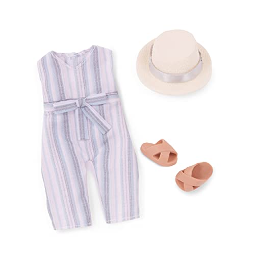 Lori Dolls – Marina's Terrace Set– Mini Doll & Toy Terrace Furniture – 6-Inch Doll & Dollhouse Accessories – Chairs, Table, Umbrella, Lemonade – Play Set For Kids – 3 Years + #TOP3