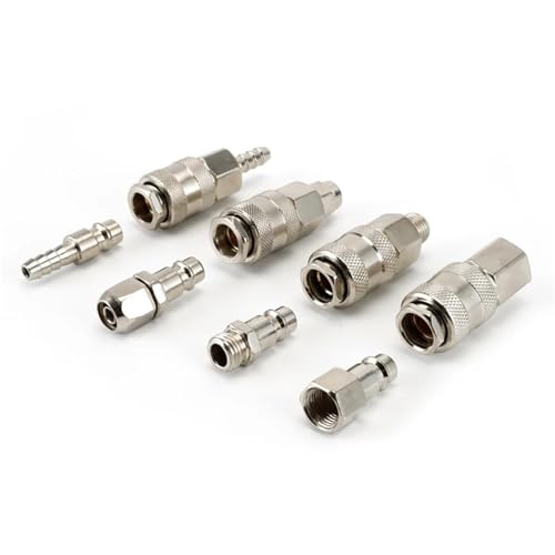 Acoplador neumático tipo UE evita fugas de aire en compresores PP8x5 12mm 2