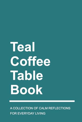 Livre de table teal coffee table book de méditation et design