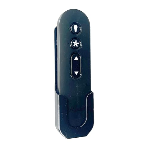Hunter Ceiling Fan Remote Control Wall Mount Holder Black 3D Printed in USA (Black)