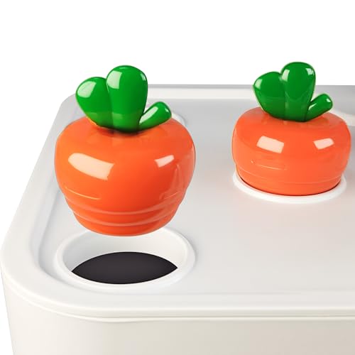 Awesome Plant Carrot Spacer Cover Compatible with Aerogarden iDOO Mufga GardenCube and other Indoor Hydroponics Growing System Spacers Cover Lid Accessories for Indoor Garden (10 Pack)