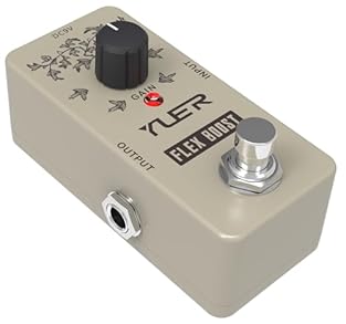 【Flex Boost】Flex Boost can be controlled with a knob to achieve a rich, clean and powerful tone. 【Signal switch】The comprehensive channel switch effects pedal, can switch one way signal to two different outputs, applicable for the circuit of instrume...