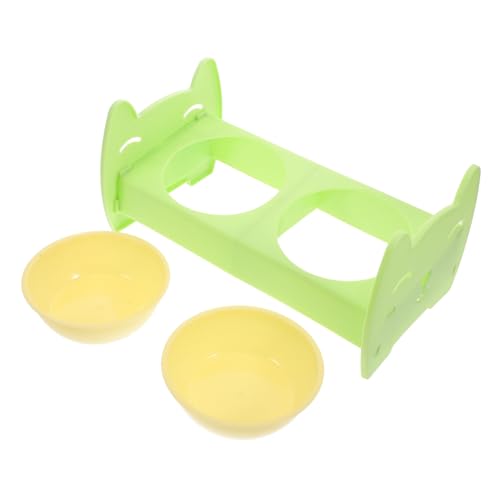 VICASKY Stainless Steel Cat and Dog Bowls Small Dog Water Bowl Slow Feeder Pet Feeding Rack