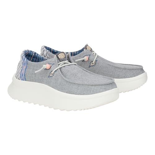 Image of HEYDUDE Unisex Adult Wendy Peak Chambray