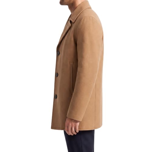Image of Nautica Men's Wool Blend Peacoat - Double-Breasted Winter Coat, Regular, Big & Tall Sizes