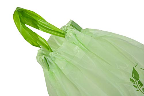 UNNI Compostable Drawstring Bags, Kitchen Food Scrap Waste Bags with Drawstring Handle, ASTM D6400, US BPI, CMA and Europe OK compost Certified, San Francisco, San Francisco - Image 6