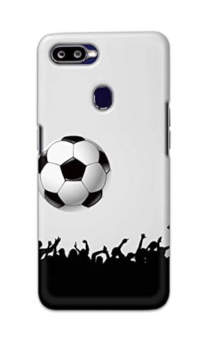 Image of Printed Hard Back Cover Case for Oppo F9 | Oppo F9 Pro | Realme U1 Back Cover (Football Icon) -702