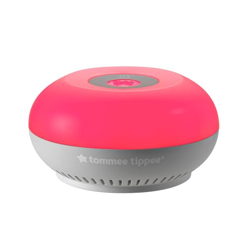 Tommee Tippee Dreammaker Baby Sleep Aid, Scientifically Proven to Help Babies Sleep Better, Pink Noise, Red Night Light, Intelligent Cry Sensor