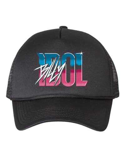 Billy Idol Logo Trucker Hat - Amazon Exclusive, One Size