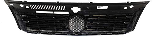 Evan-Fischer Grille Assembly Compatible With 2012-2015 Volkswagen Passat Painted Black Shell And Insert #TOP4