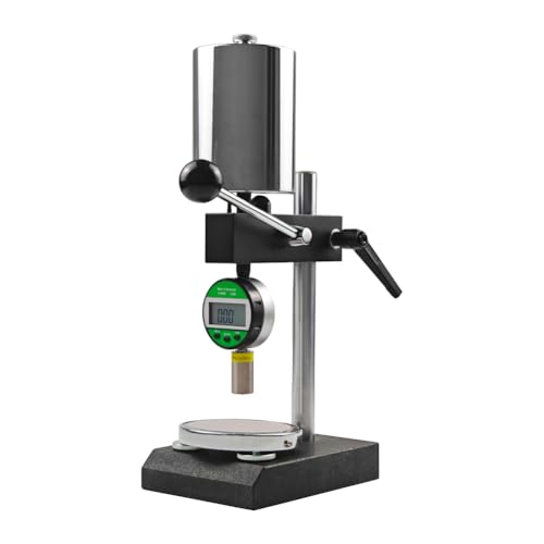Image of Shore Durometer D Digital Shore Hardness Tester Meter with Stand Shore D Durometer Rubber Tester for Testing Plastics Various Rubbers