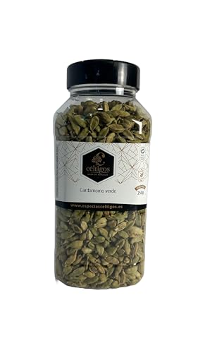 Especias Céltigos Cardamomo Verde Entero Bote 350 Grs Sin Gluten Especias Céltigos Cardamomo Verde Entero Bote 350 Grs Sin Gluten
