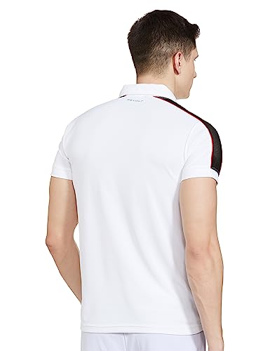 Image of Revolt Streetwear SINDICATE Men Revolt Men's Soft & Comfortable Polo T-Shirt - with Logo Branding (Midnight Navy, M)