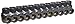 Morris Products 97672 Multi-Cable Connector, Insulated, Dual Entry, Black, 12 Ports, 600 - 4 Wire Range, 5/16" Allen Hex 12 Ports, 600 - 4 Wire Range, 5/16" Allen Hex