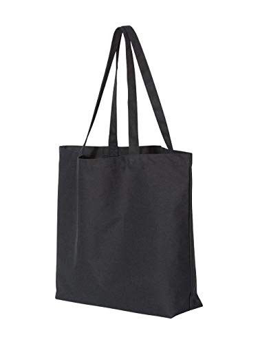Seaside Cotton 12 oz. Pigment-Dyed Large Tote OS WASHED BLACK