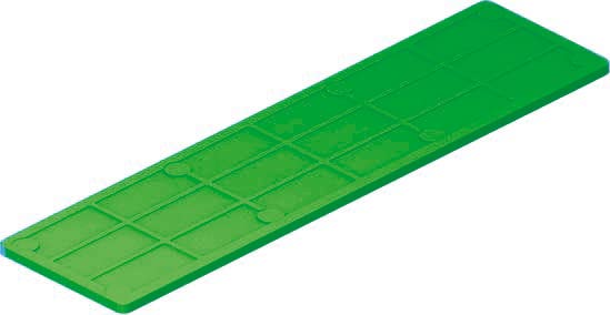 Bloc de vitrage GL-NM Roto évite l'affaissement des fenêtres 100x30x5 mm vert 1000 pièces