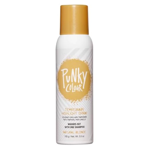 Punky, Temporary Hair Highlight Spray, Natural Blonde, 3.5 oz x 1 Pack