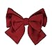 FJMQHU Charming Helmet Bow Decoration Adorable Bow Solid Color Cute Decor Accessories Ornament Decoration for Motorbike Biking, Claret