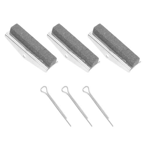HOODANCOS Ensemble de 3 Lot de Pierres à Rodoir pour Cylindre Moteur avec Mâchoires Outil Professionnel pour Polissage et Nettoyage Construction Robuste pour Réparation Automobile