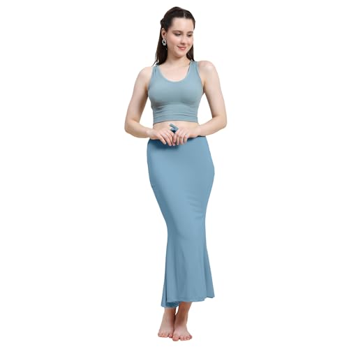 Image of Amazon Brand - Anarva Women Cotton Blended Saree Shapewear Regular Petticoat Skirt For Saree