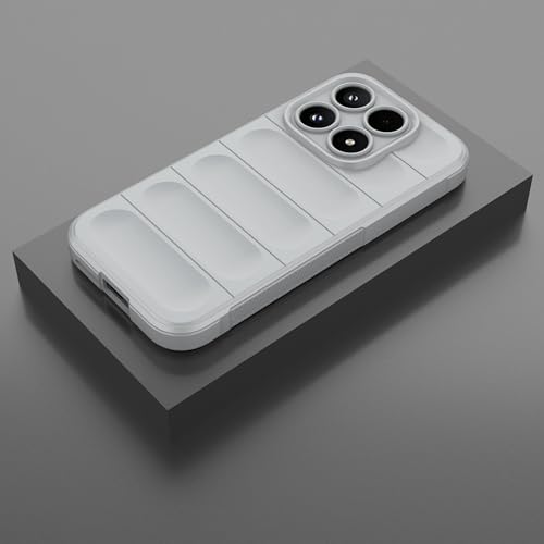 Image of for Xiaomi 17 Case Anti-Drop Soft TPU Rugged Phone Back Cover - Light Grey
