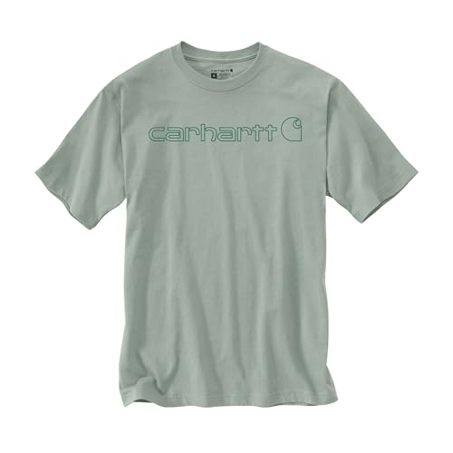 Carhartt Relaxed Fit Heavyweight Short-Sleeve Logo Graphic T-Shirt