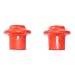 Ladder-Max Orange Replacement Tips (2 Tips Per Pack) for use on All Stand-Off/stabilizers