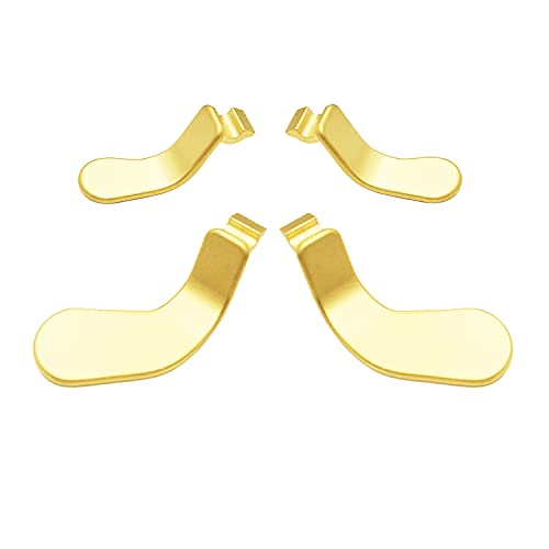 Elite Controller Paddles,Metal Stainless Steel Replacement Parts for Xbox One Elite Controller Series 2 Model 1797 - 4 PCS (Golden)