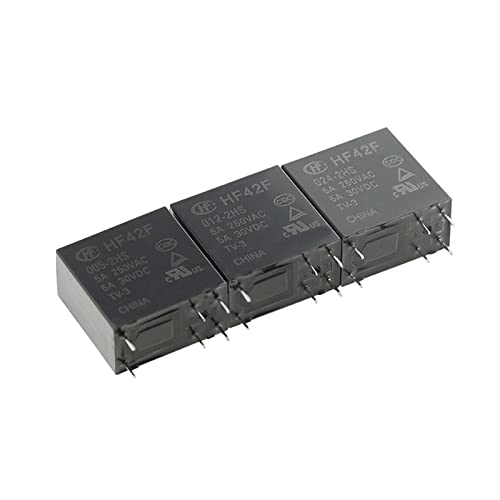 Relais HF42F-005 2HS anti arc électrique micro commutateur 5V 5A pour projet robotique