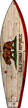 Smart Blonde California State Flag Novelty Surfboard SB-104