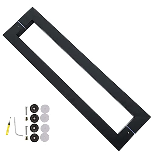 Poignée de porte robuste rectangulaire en acier inoxydable pour maison