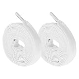 IPOTCH 1 Par Cordones Correa de Patines En Línea Patines Cuerda de Recambio Ligero - Blanco