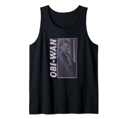 Star Wars Obi-Wan Kenobi tank top haut violet portrait Jedi pop culture