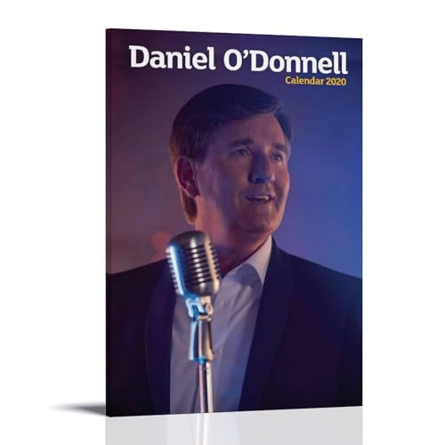 TUWQYEQ Póster de Daniel O'Donnell (3) arte de pared estético sobre lienzo, pintura vintage para habitaciones, 40 x 60 cm, estilo marco-2