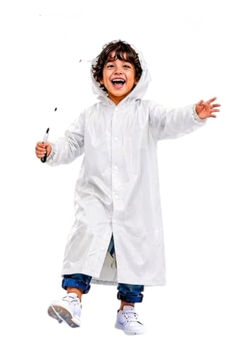 Image of Kids Waterproof & Lightweight EVA Raincoat with Hooded Full Body Rain Protection for Boys and Girls Reusable Rain Wear Pack of 1