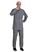Fun Costumes Adult Deluxe Grey Suit Costume Medium