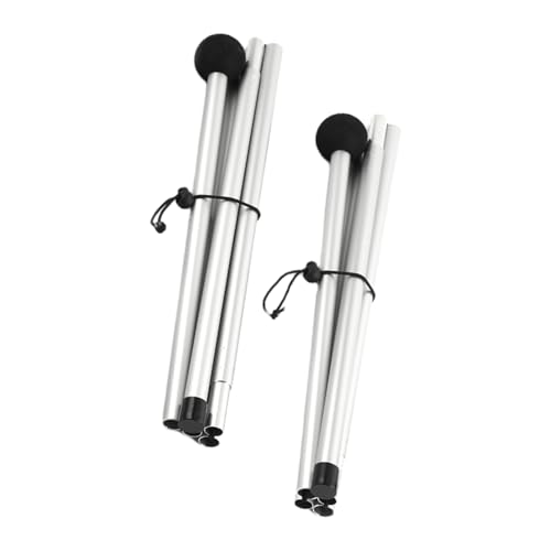 Poteaux de tente de camping Lot de 2 supports de rechange pliables pour randonnée en plein air