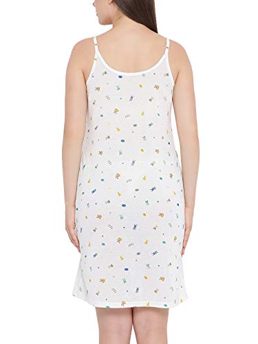 Image of Clovia Women's Cotton Rich Printed Short Nightdress