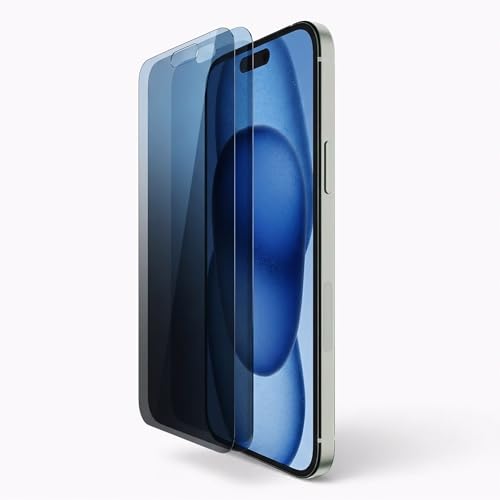 Image of Privacy Tempered Glass for Redmi Note 9 Pro | Edge to Edge Full Screen Coverage | Scratch Resistant | Military-Grade Gorilla Privacy Screen Protector Redmi Note 9 Pro | Case Friendly, Anti-scratch and Bubble free With Installation Kit