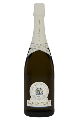 Gratien & Meyer Crémant de Loire A.O.C Brut (1x0,75l) Edler französischer Schaumwein - Cremant auf Champagner Niveau - Frisch fruchtig, Traditionelle Flaschengärung