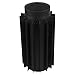 Produktbild Abgaswärmetauscher Rauchgaskühler Radiator Ofenrohr Rauchrohr Kaminrohr Rohrelement Stahlrohr Senotherm Schwarz 2mm Heizung (160mm)