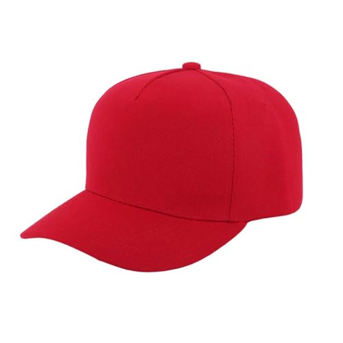 Image of 5-Panel Baseball Cap for Workouts, Hiking, Outdoor Sports, Customizable DIY Design, All-Season Comfort Fit, Adjustable
