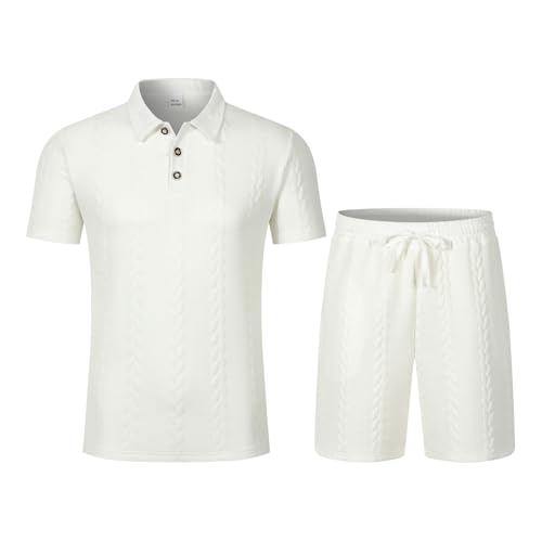 Ensemble polo homme tissu respirant anti-transpiration pour rester chic en été