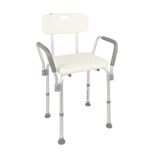 Dellamed Banqueta P/Banho Com Encosto E Braço D3-135Kg